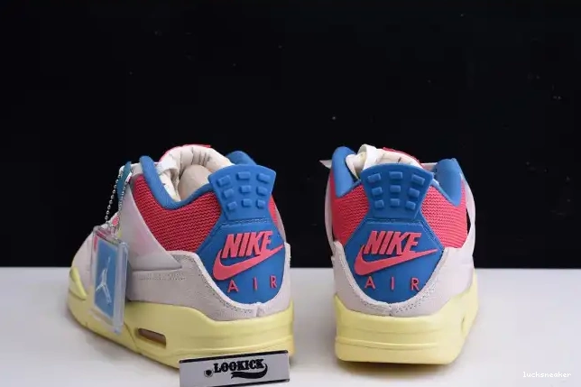 Rep LUCY Air Retro Union Jordan 4 DC9533-800 Ice Guava 0613